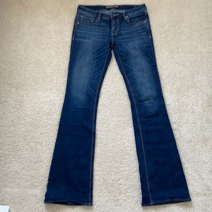 Express jeans in like new condition. Boot cut lowrise in size 6L